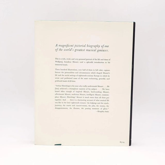 Hutchings, "Mozart: The Man · The Musician", 1976. Light wear to dust jacket.