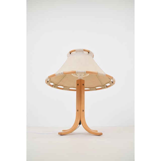 Mid-Century Modern Swedish Table Lamp by Anna Ehrner for Ateljé Lyktan, 1970s For Sale - Image 3 of 11