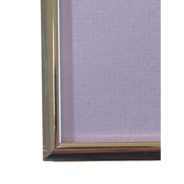 Late 20th Century Virginian Botanical Still Life Study “Iris Cristata Dwarf Iris” by Artist Kay Ogle 1991 For Sale - Image 10 of 12