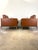 2020s Florence Knoll for Knoll Studios “Lounge Chairs” in Leather With Chrome Bases. For Sale - Image 5 of 11