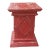 Antique Red Wooden Stand For Sale - Image 9 of 11