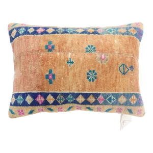Mid 19th Century Boho Turkish Rug Pillow