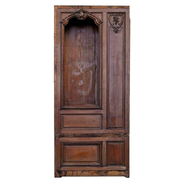 Louis XV Style Carved Oak Antique French Paneling - Ten Piece Set For Sale - Image 10 of 12