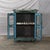 Wood Antique Indian Small Painted Cabinet For Sale - Image 7 of 8