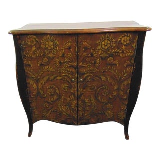 Louis XV Decorated 2 Door Commode For Sale