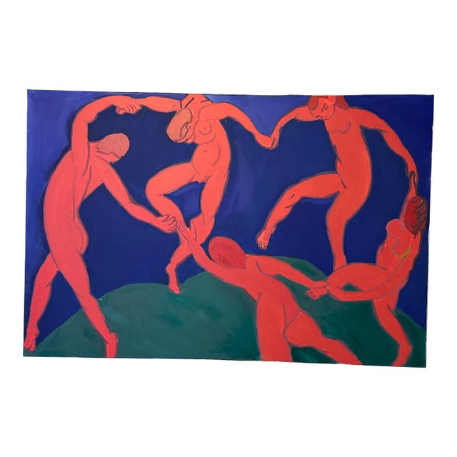 Laura Davis (American [Nc], 21st C.) “Ode to Henri Matisse,” Acrylic on Canvas For Sale