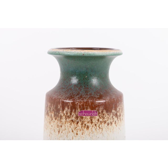 1960s Vintage Ceramic Vase from Scheurich, 1960s For Sale - Image 5 of 7