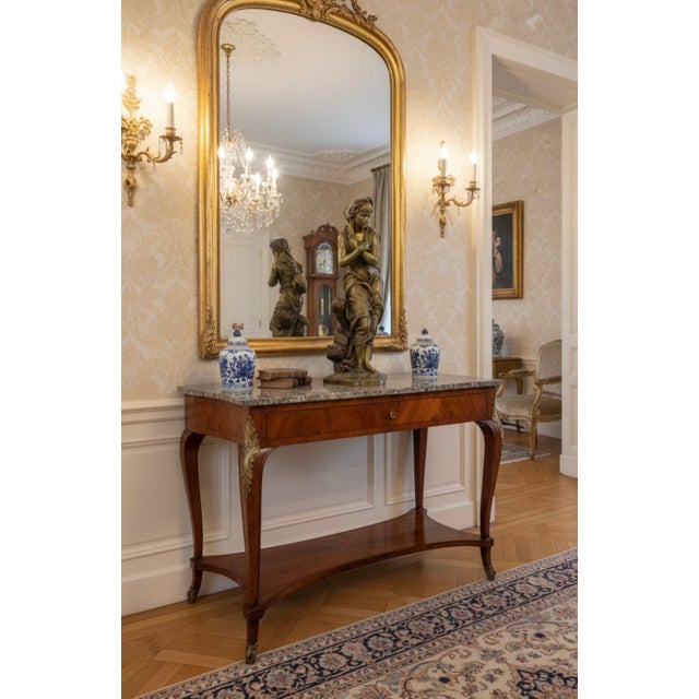 Antique 19th Century French Gilt Bronze Sculpture - Au Clair De La Lune by Eutrope Bouret - Signed 17-Inch Belle Epoque Figurine For Sale - Image 14 of 14