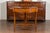English 1860s Pine Center Table with Partitioned Drawer and Faux Bamboo Legs For Sale In Atlanta - Image 6 of 11