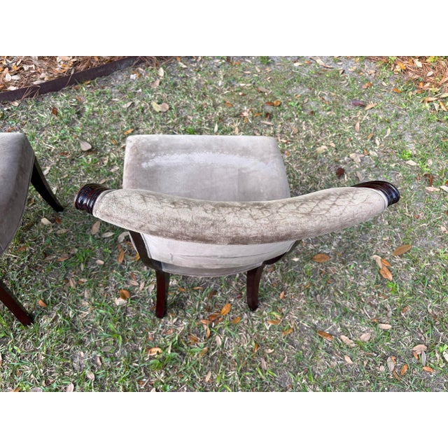 1990s Set of 2 Baker Dining Chairs For Sale In Savannah - Image 6 of 10