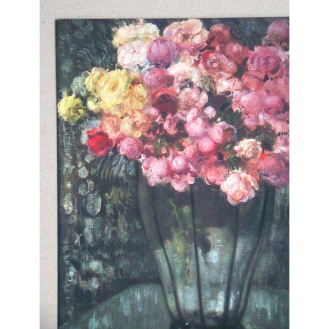 Modern After Fernand Toussaint, Flowers, 1930, Signed Photogravure For Sale - Image 3 of 13
