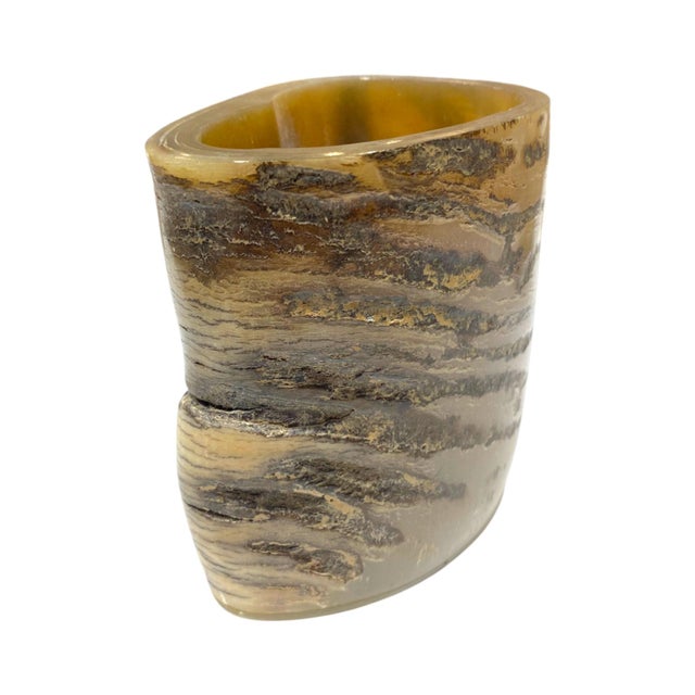 Bone Early 20th Century Carl Auböck Horn Pen Holder Mid-Century Modern For Sale - Image 7 of 12