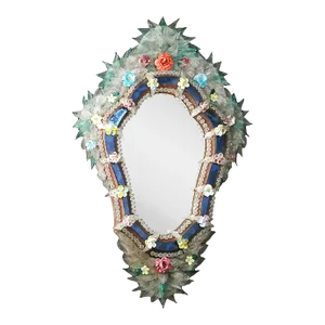 Ongaro Fuga Venetian Murano 'Fleur' Mirror