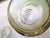 Vintage Czechoslovakia Green & Gold Etched Glass Water Carafe With Cup For Sale In Columbia, SC - Image 6 of 6