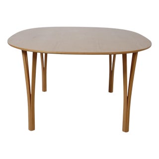 Dining Table in Beech by Piet Hein, 1980s For Sale