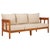 Brown Owen 3 Seat Sofa, Natural/Taupe For Sale - Image 8 of 11