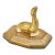 Mid 20th Century Handmade Americana Brass Seal-on-Dispaly Accent For Sale