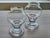 Pair of Vintage Crystal Glass Votive Hurricane Lamps For Sale - Image 9 of 10