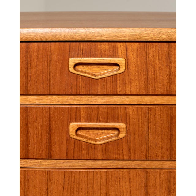 Scandinavian Highboard in Teak and Oak, 1960s For Sale - Image 9 of 13