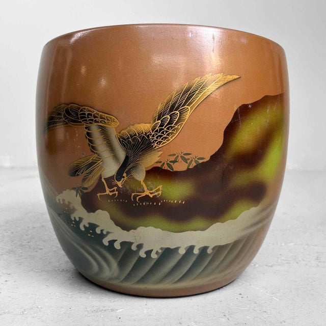 Japanese Earthenware Hibachi, 1948 For Sale - Image 15 of 15