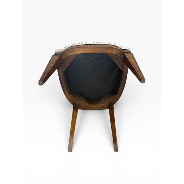 Wood 1960s Reupholstered William Doezema for Mastercraft Biedemeier Dining Chairs - Set of 8 For Sale - Image 7 of 16