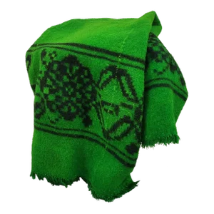 Antique Traditional Greek Felted Wool Blanket