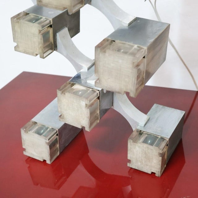 Cubic 13-Light Suspension Lamp from Sciolari, 1970s For Sale - Image 12 of 18