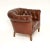 Antique Swedish Leather Armchair, 1900s For Sale - Image 3 of 11