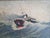 J. Pedoussot, Luxor by Heavy Sea, Oil on Wood, Framed For Sale - Image 5 of 12