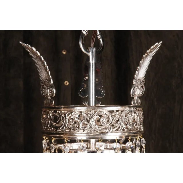 20th Century Biedermeier Basket Chandelier For Sale - Image 6 of 10