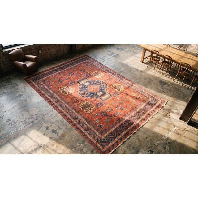 Beautiful Antique Caucasian Sumak Rug With Captivating Tribal Designs. For Sale - Image 13 of 15