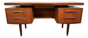 Mid-Century Teak Fresco Desk by Victor Wilkins for G-Plan, 1960s