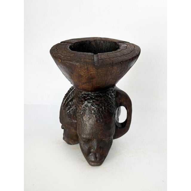 Wood Three-Sided Wooden Ashtray, France, 1960 For Sale - Image 7 of 11