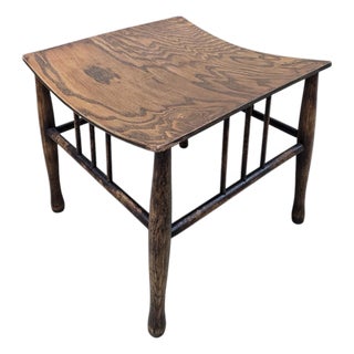 Antique American Arts and Crafts Mission Oak Side Table For Sale