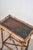 19th Century Rectangular Bamboo Side Table With Lacquered Top and Stretcher Base For Sale - Image 4 of 5