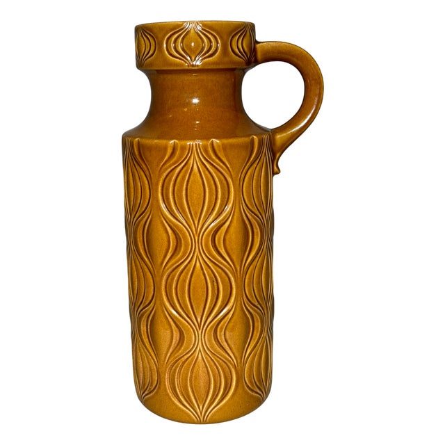 West German Ceramic Pitcher, 1970s For Sale