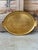 Vintage Italian Vietri Oval Gold Leaf Serving Tray For Sale - Image 11 of 12