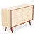 Mid-Century Mahogany and Parchment Commode, C. 1950 For Sale - Image 4 of 8