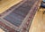 Navy Blue 19th Century Persian Kurdish Gallery Rug, Hand-Knotted Wool, Allover Paisley Pattern, Navy & Terracotta, 6' X 15' For Sale - Image 8 of 18