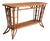 Vintage Palm Beach Handwoven Natural Rattan Console Table For Sale