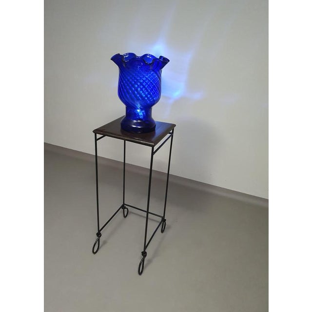 Metal Wrought Iron Plant Stand or Side Table For Sale - Image 7 of 14