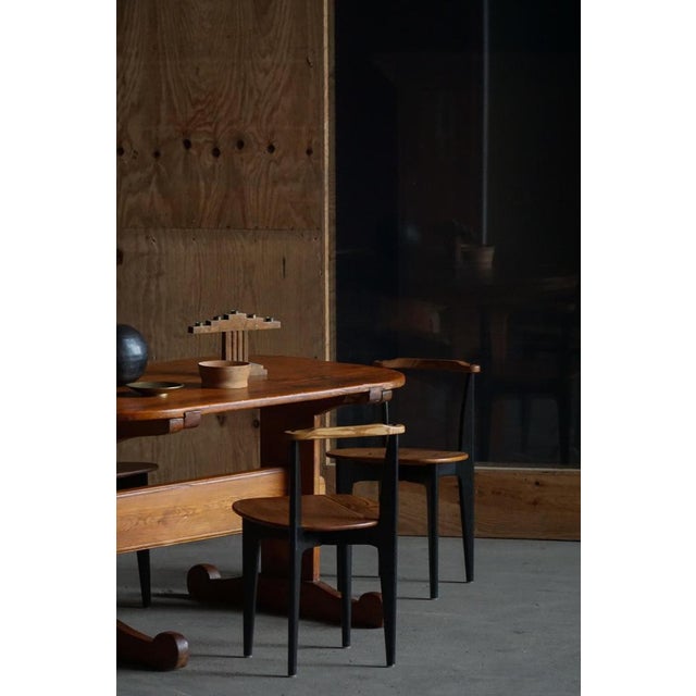 Swedish Oval Dining Table in Pine, 1930s For Sale - Image 6 of 18