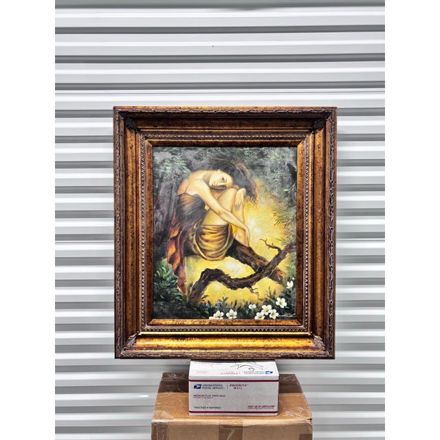 Painting of a Fairy by M.Harold For Sale - Image 11 of 12