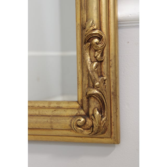 Moyer Gold Gilt Regency Style Large Wall Mirror For Sale - Image 13 of 17