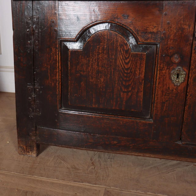 English Oak Dresser Base For Sale - Image 4 of 13