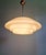 Gold Bauhaus Pendant Light in White Opaline Glass, 1930s For Sale - Image 8 of 13