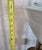 Brass Vintage MCM Torchiere Style Wooden & Brass Floor Lamp Milk Glass Shade For Sale - Image 8 of 10