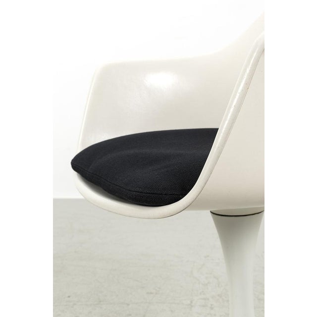 Textile Rotatable Chairs attributed to Maurice Burke for Arkana, Set of 4 For Sale - Image 7 of 14