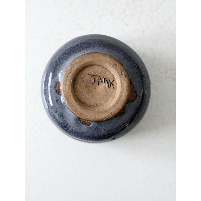 Vintage Handmade Pottery Bowl For Sale - Image 9 of 9