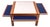 Modular Blue and White Square Hexa Coffee Table by Bernard Vuarnesson for Bellato, 1980s For Sale
